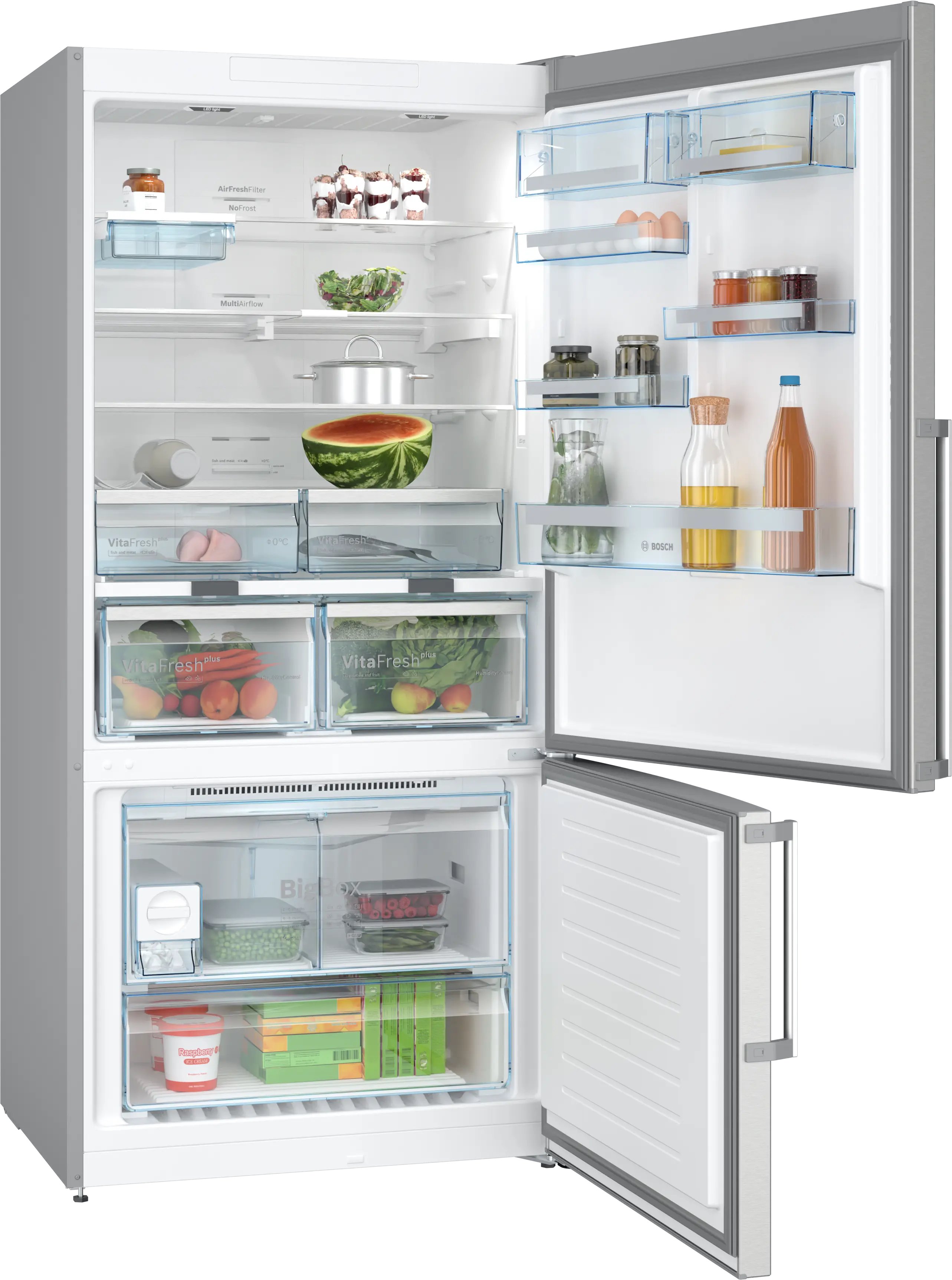 KGN86AID2N Alttan Donduruculu Buzdolabı 186 x 86 cm Paslanmaz çelik