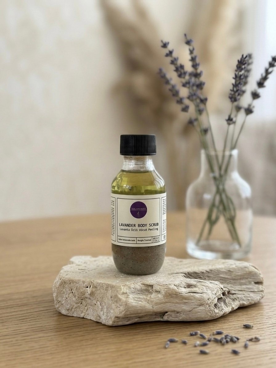 İDALAVENDER LAVANTA ÖZLÜ VÜCUT PEELİNGİ 50 GR