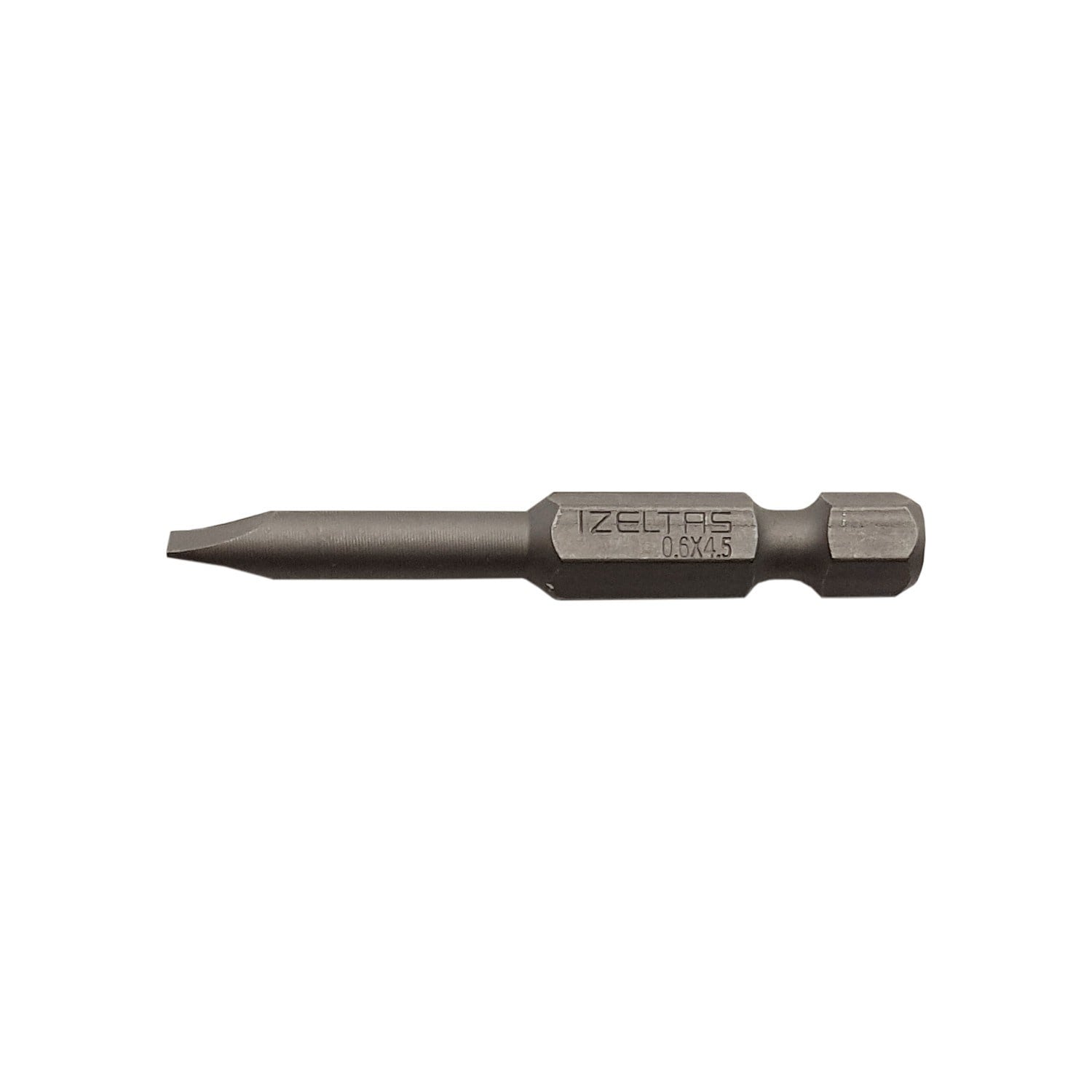 İzeltaş 0.6x4.5 Düz Bits Uç 50 mm 4810205645