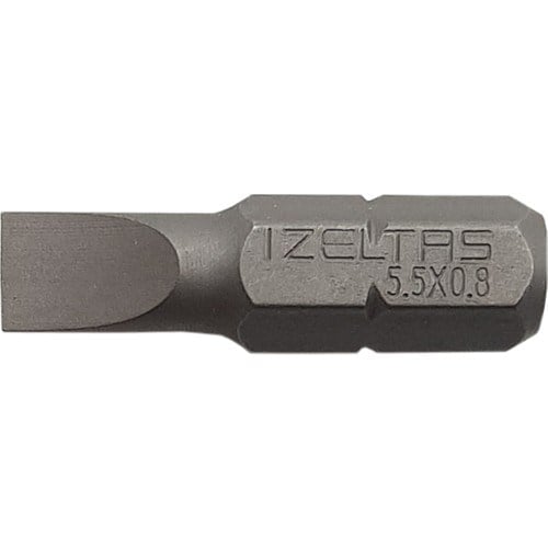 İzeltaş 0.8x5.5 Düz Bits Uç 25 mm 4810200855