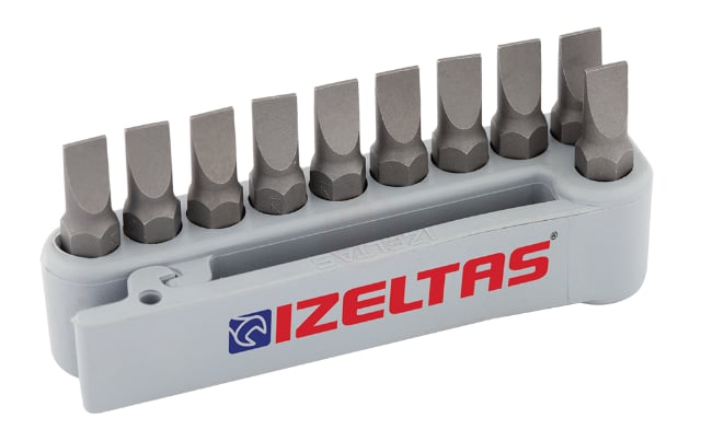 İzeltaş 06x4.5 Düz Bits Takımı (25 mm) 10 Parça 4810000645