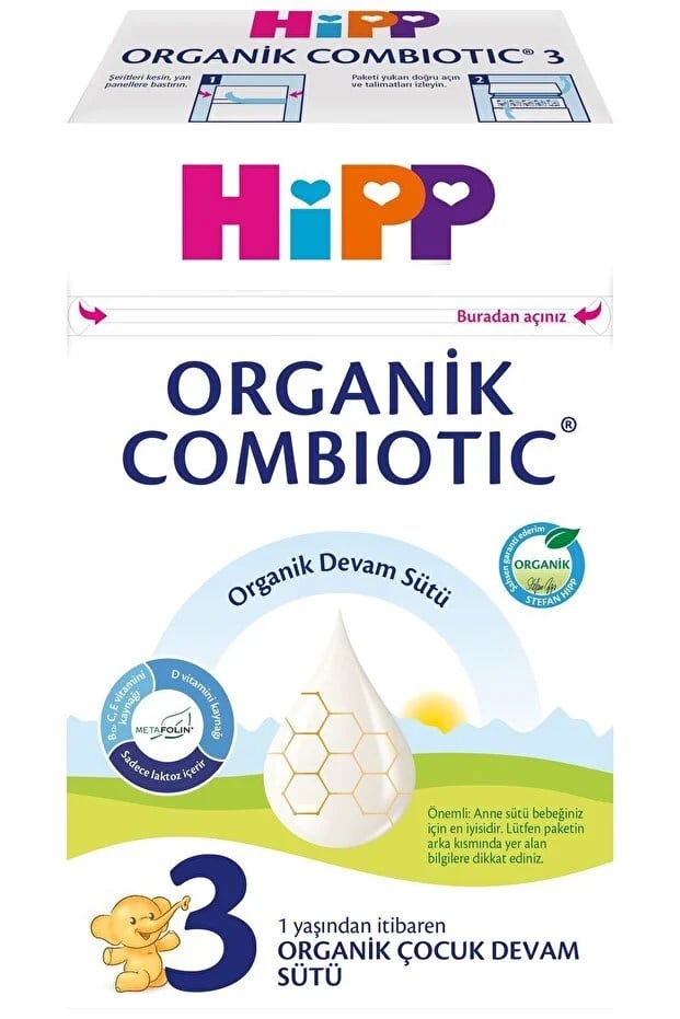 Hipp Organik 3 No Combiotic Çocuk Sütü 600 gr