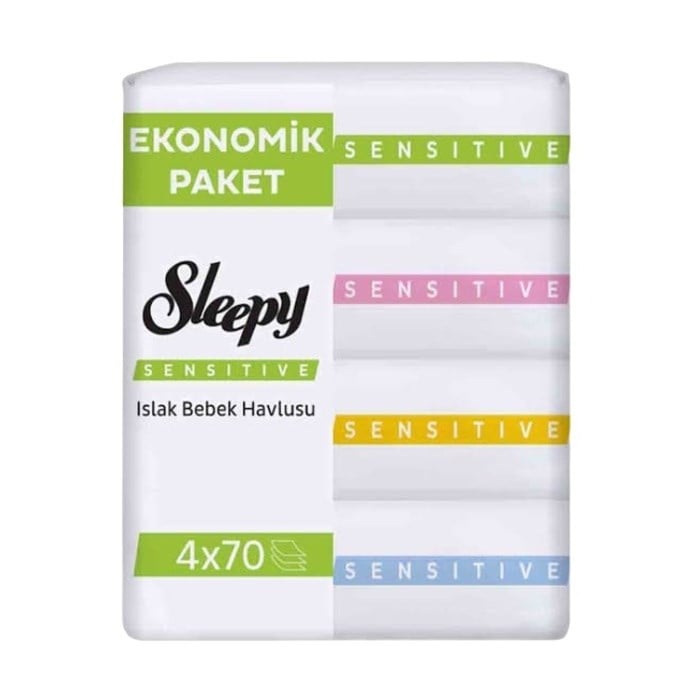 Sensıtıve Islak Mendıl 4x70'li