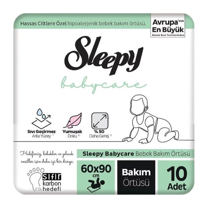 Sleepy Bebek Bakım Örtüsü