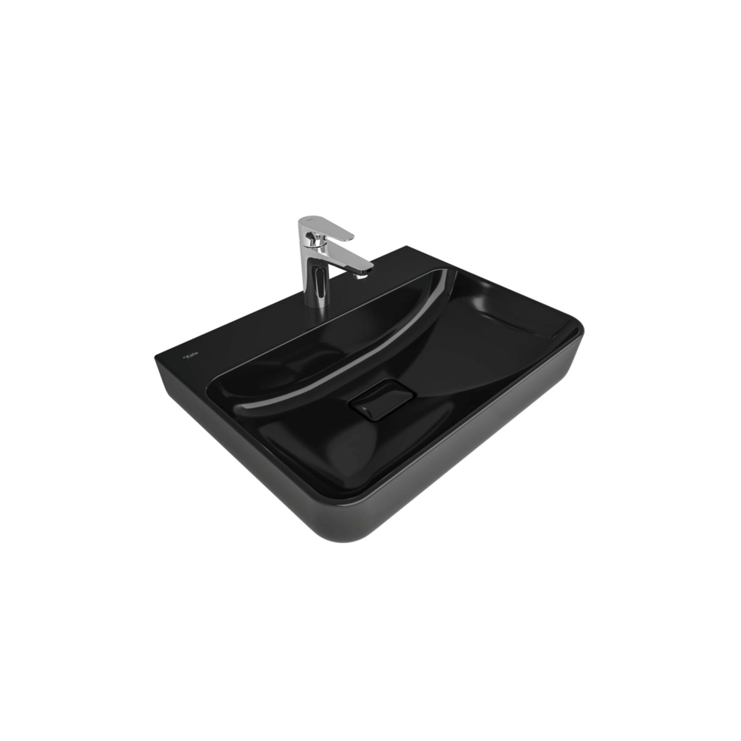 310200200466 ZERO 2.0 60X45 DİKDÖRTGEN LAVABO SİYAH