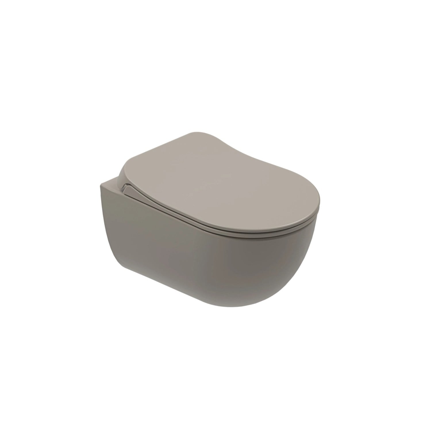 310201100277 ZERO 2.0 SMART ASMA KLOZET TAHARET DELİKLİ+ULTRA SLIM SMARTKAPAK MAT VİZON