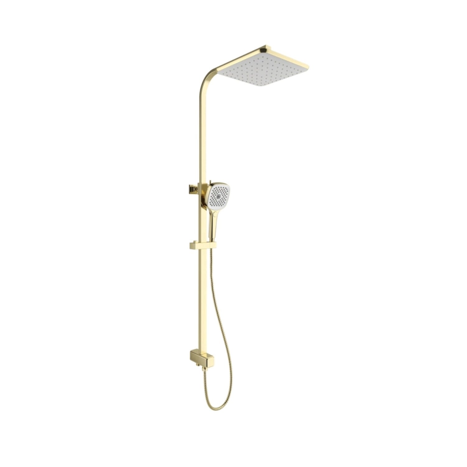 410200505505 RAIN SQUARE PUSH BUTTON DUŞ BARI GOLD