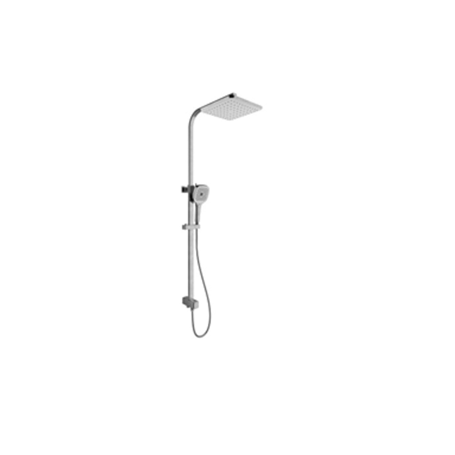 410200505507 RAIN SQUARE PUSH BUTTON DUŞ BARIFIRÇALANMIŞ NİKEL