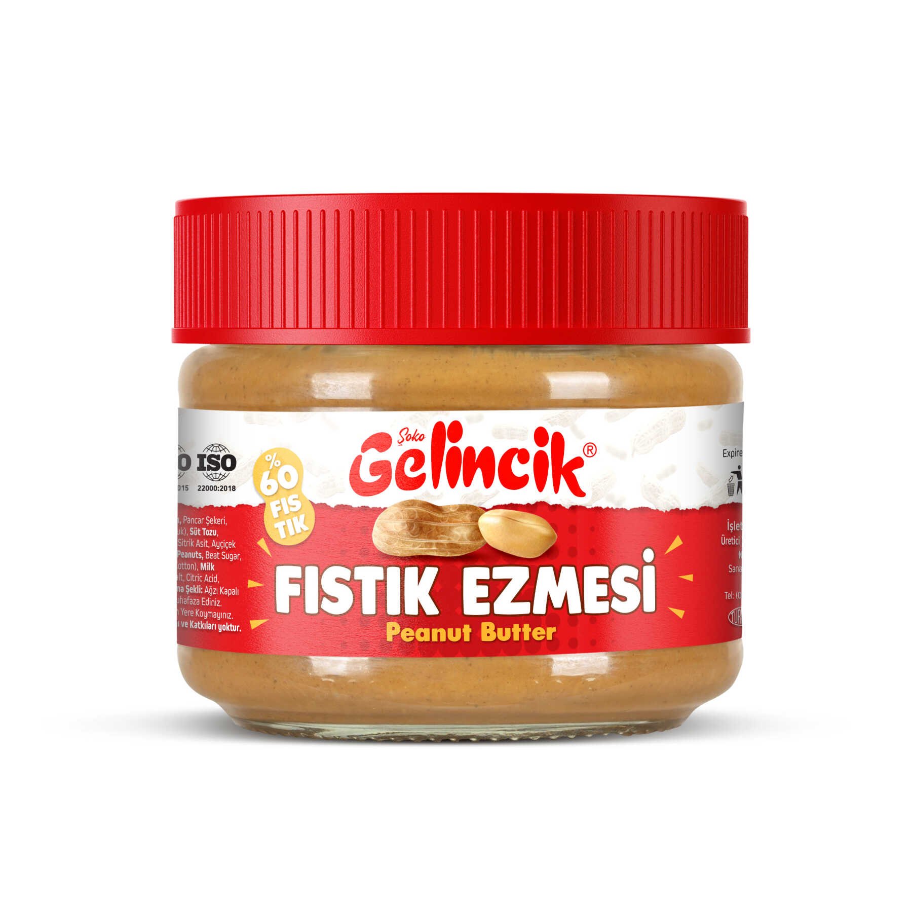 Gelincik Şekerli Fıstık Ezmesi 320 g