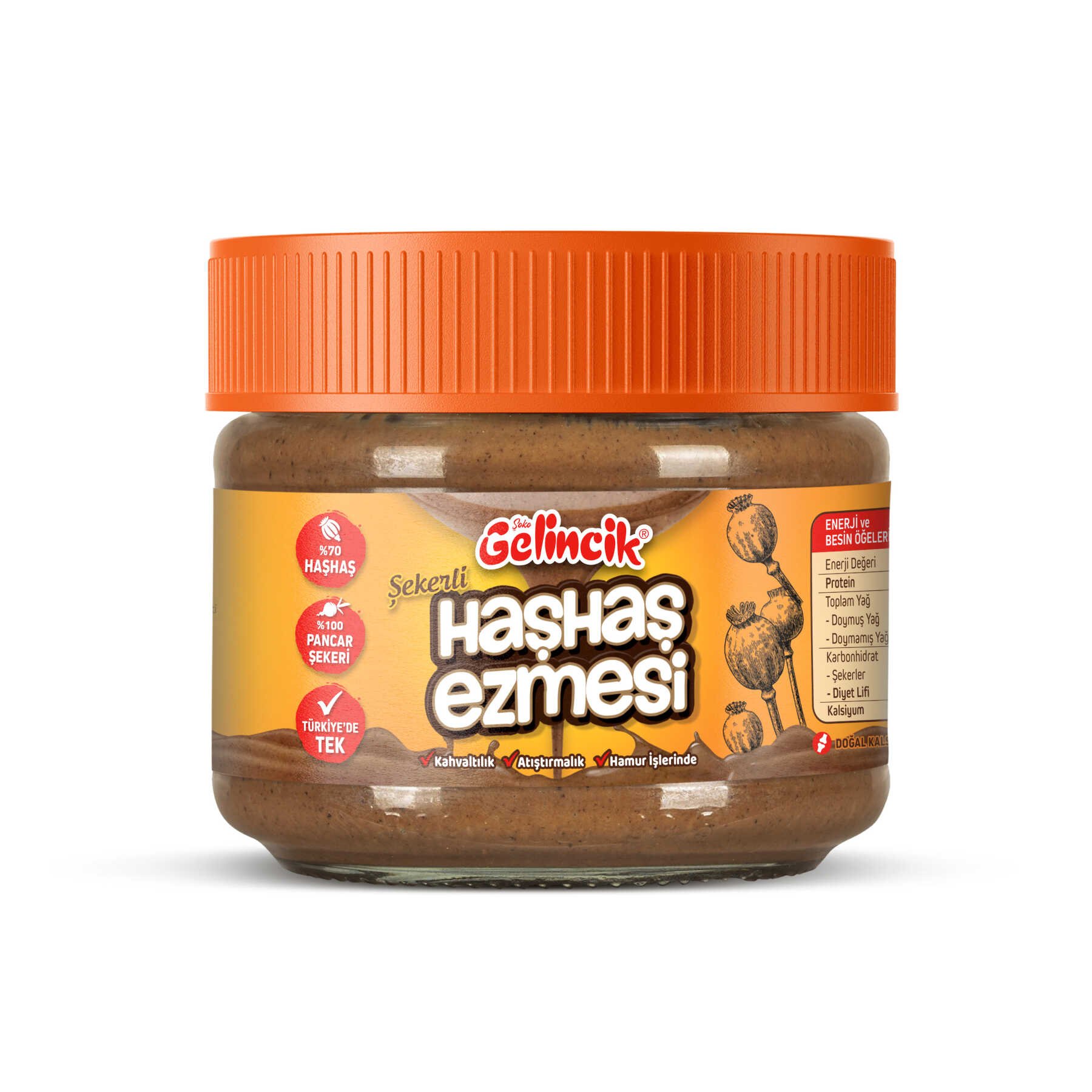 Gelincik Şekerli Haşhaş Ezmesi 320 g
