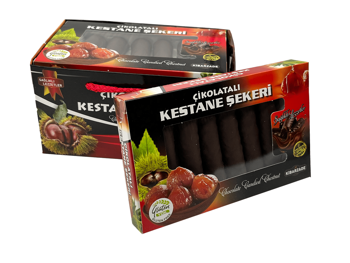 Kibarzade Çikolatalı Kestane Şekeri Avantaj Paketi(140gr X 4 adet )