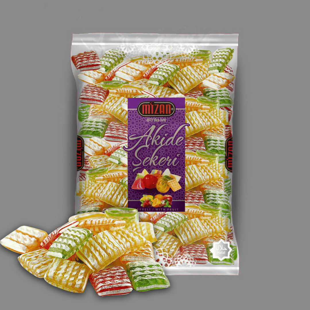 Mizan Çizgili Akide Şekeri 350 g