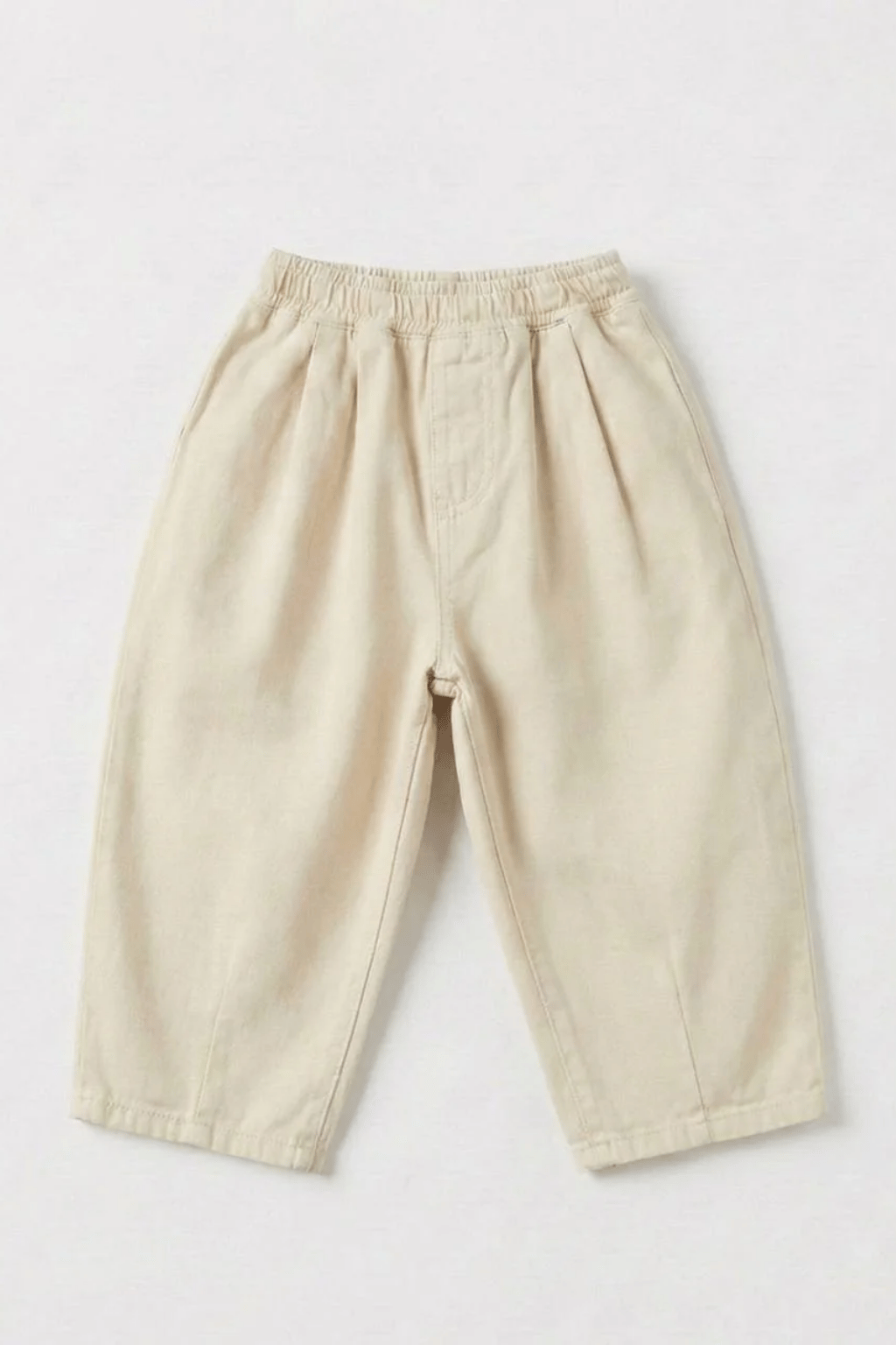 La Ciel Paris Çocuk Balon Denim Pantolon Krem
