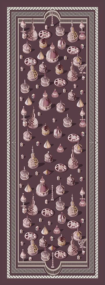 Burgundy Kasbah