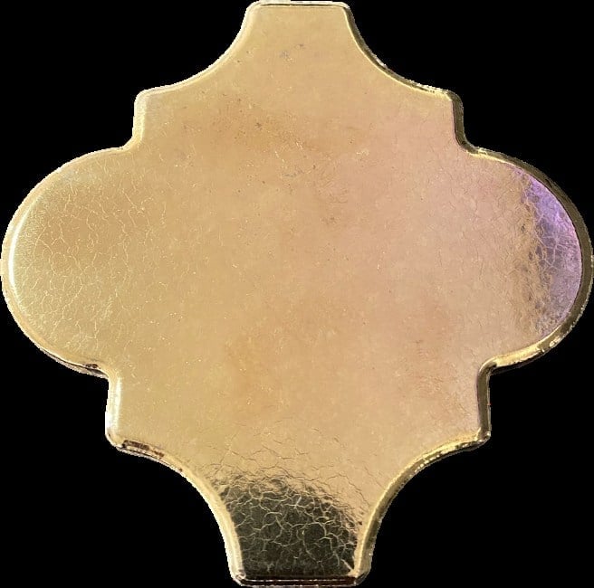 Armada Çini 12x12 Ottoman Düz Arabesk Bronz Çini