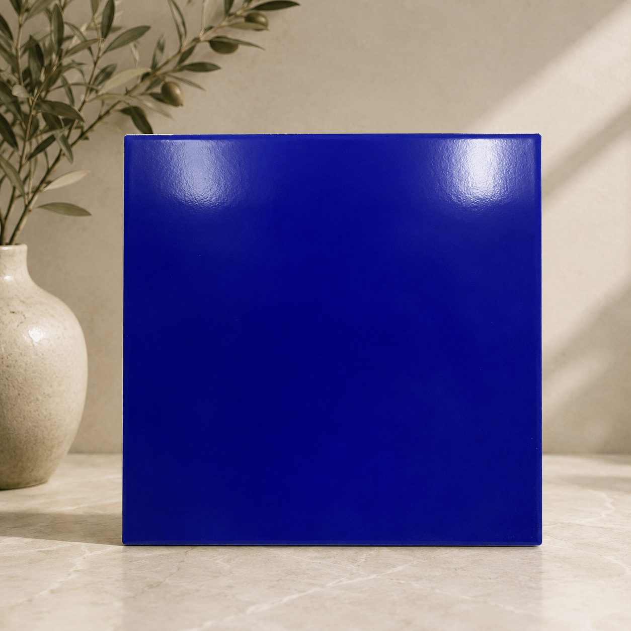 Armada Çini 20x20 Cm Ac 25 Kobalt Mavi Renk Çini Seramik Karo