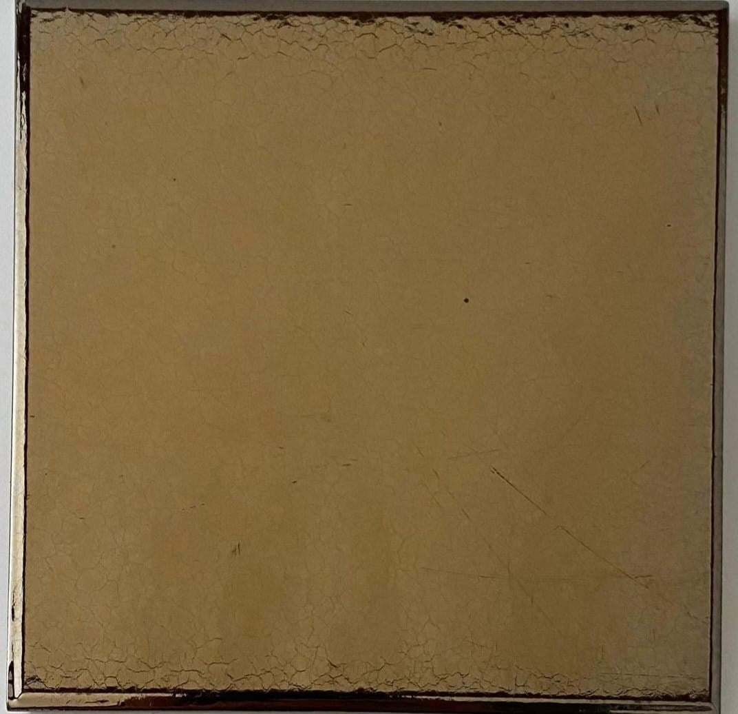Armada Çini 20x20 Cm Düz Bronz Çini Seramik Karo