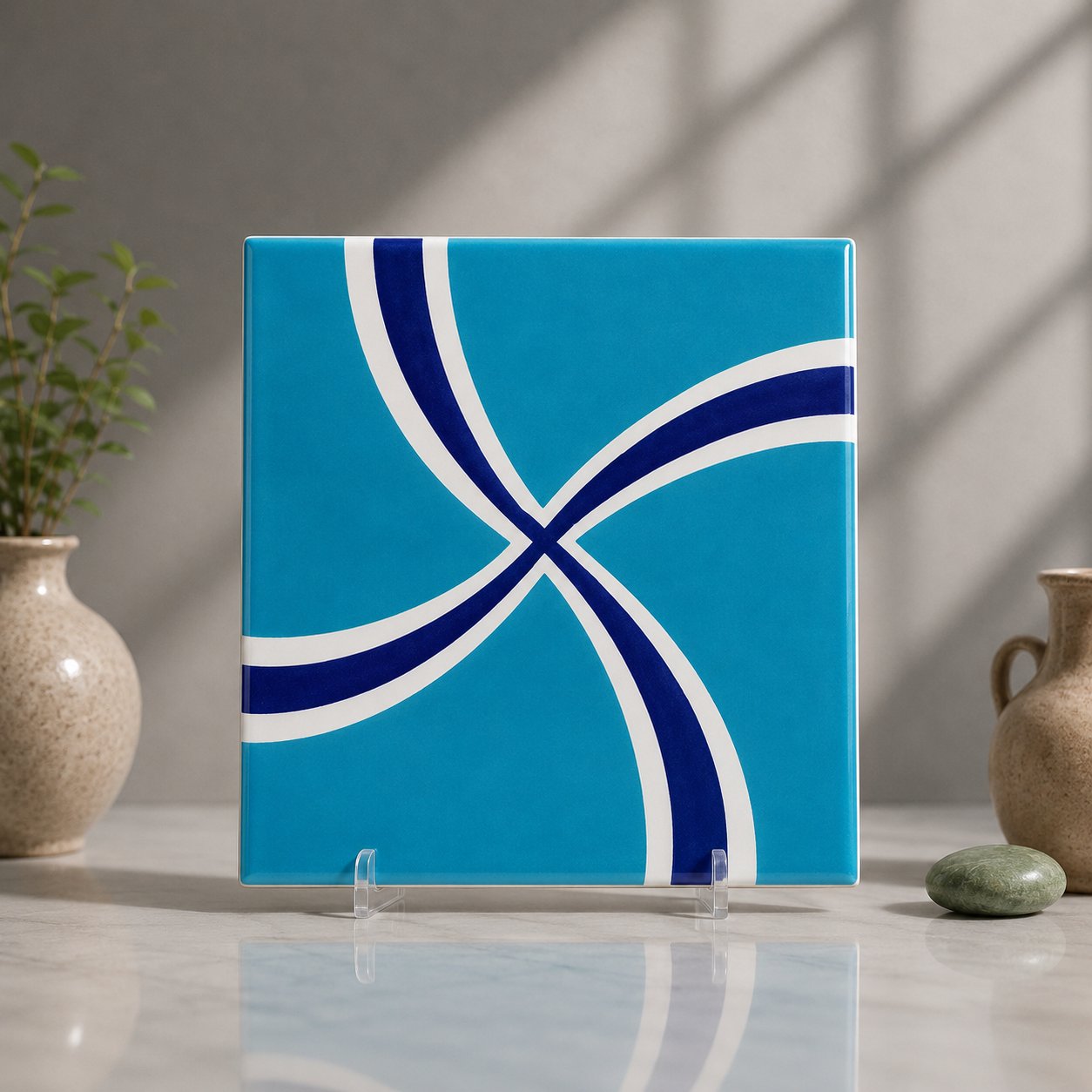 Armada Çini 20x20 Cm SP 95 Modern Desen Kütahya Çini Karo