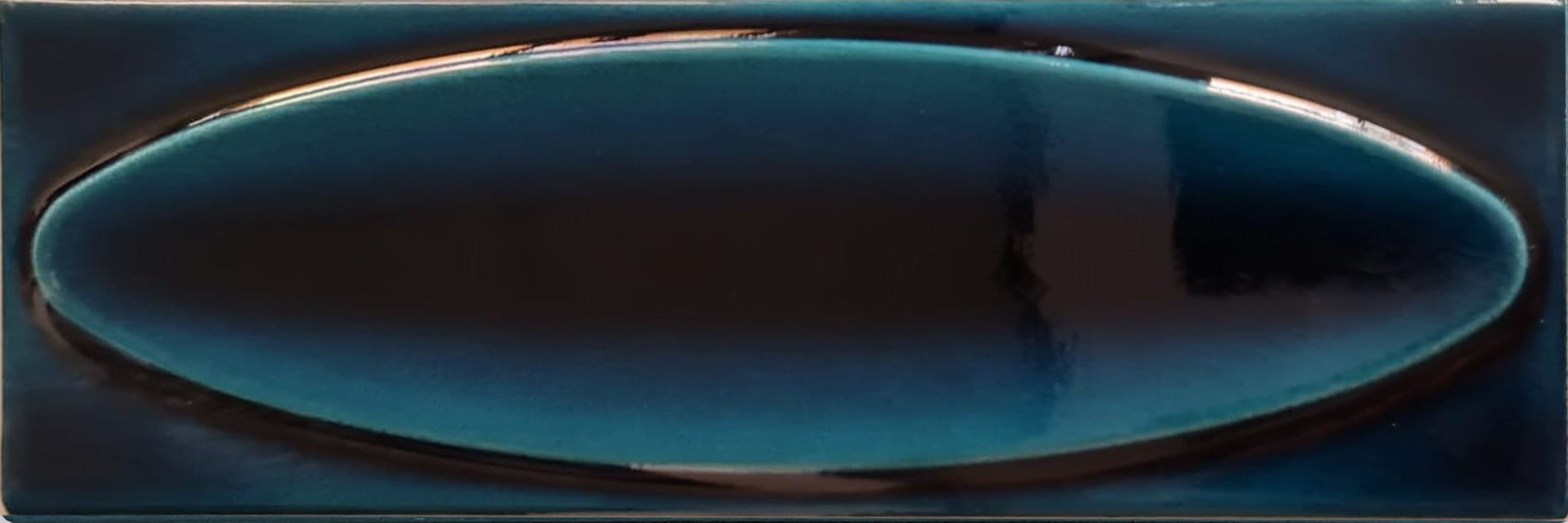 Armada Çini 7x21 Cm Elips Petrol Mavisi  Çini Seramik 