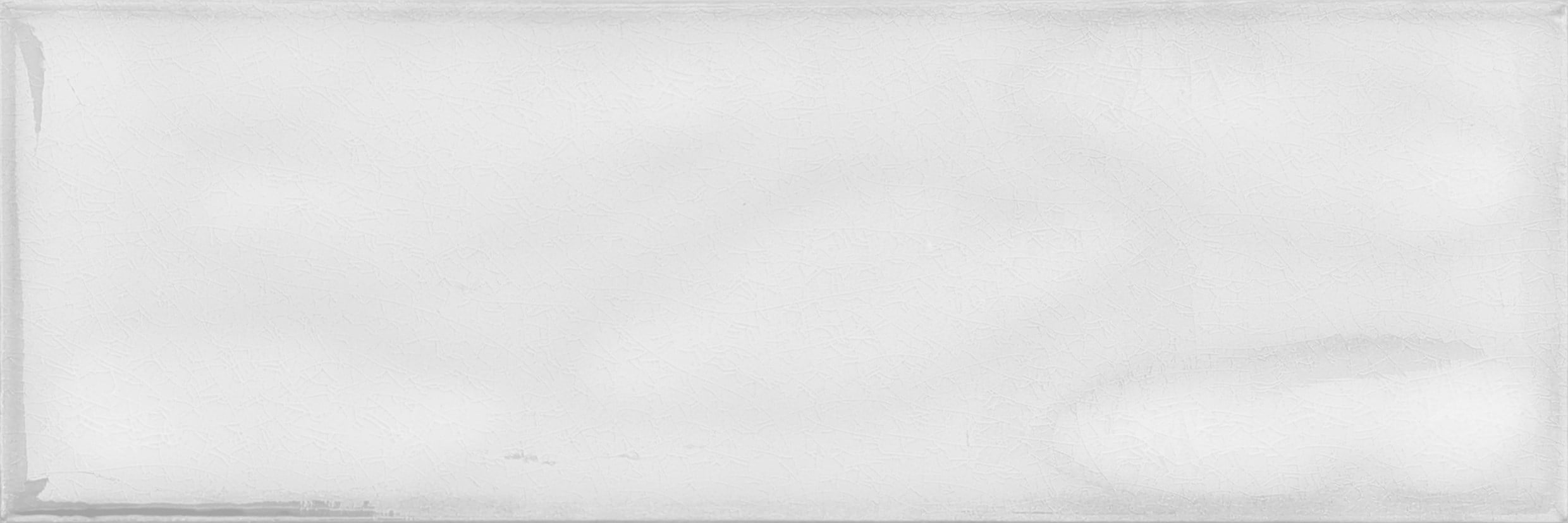 Armada Çini 7x22 Cm Tuğla Beyaz Desenli Çini Seramik karo