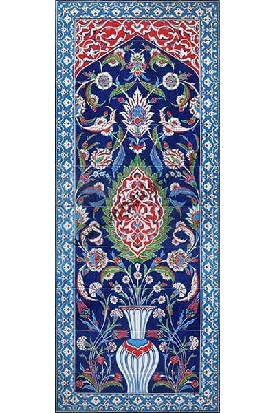 Armada Çini 80x200 Eldekoru Kütahya çini pano