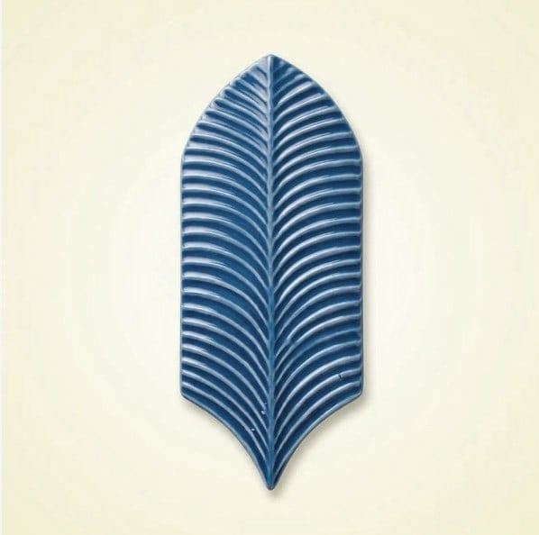 Armada çini 9x20 Palm Life Petrol Mavisi Çini Seramik