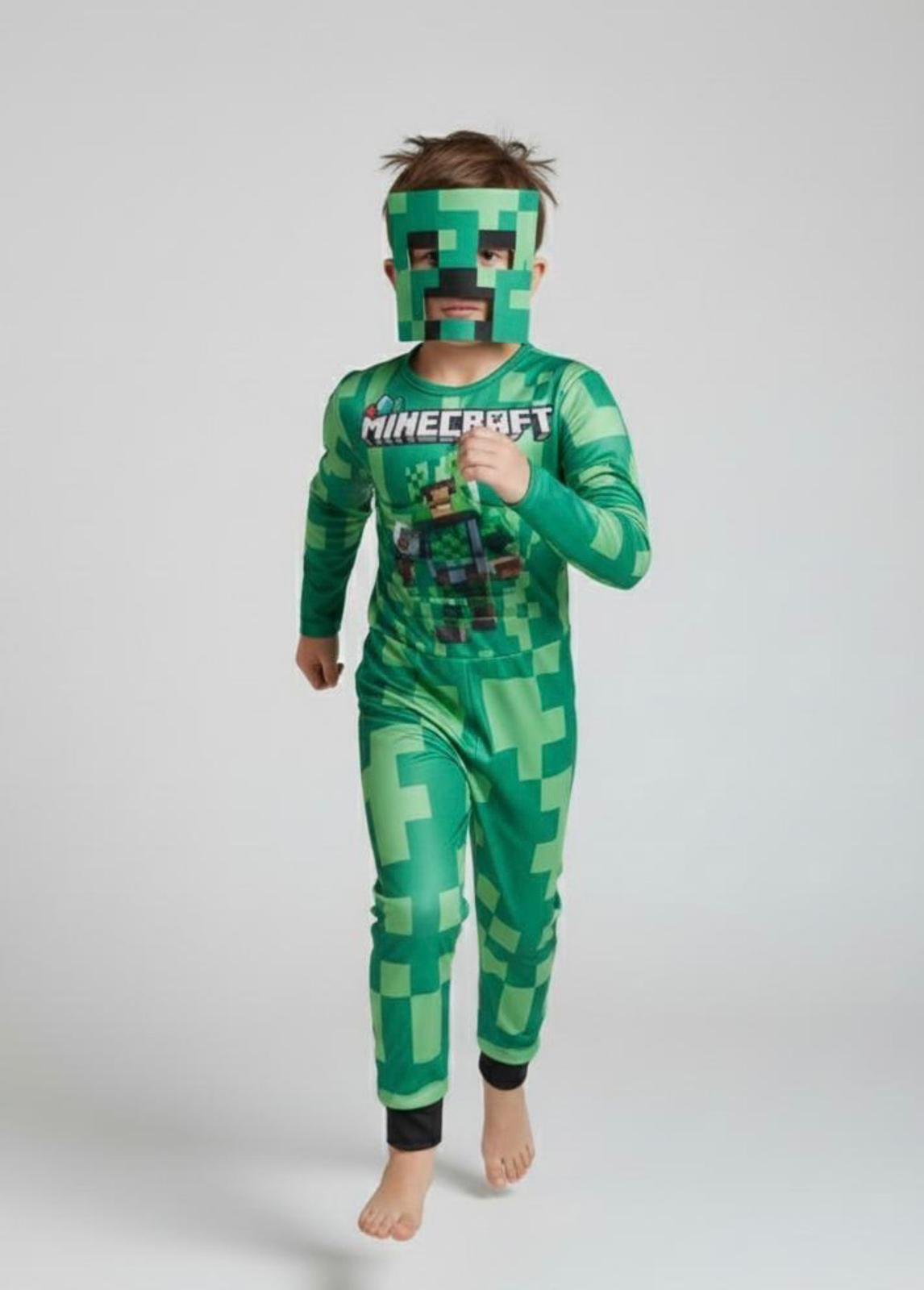 Minecraft Kaslı Kostüm