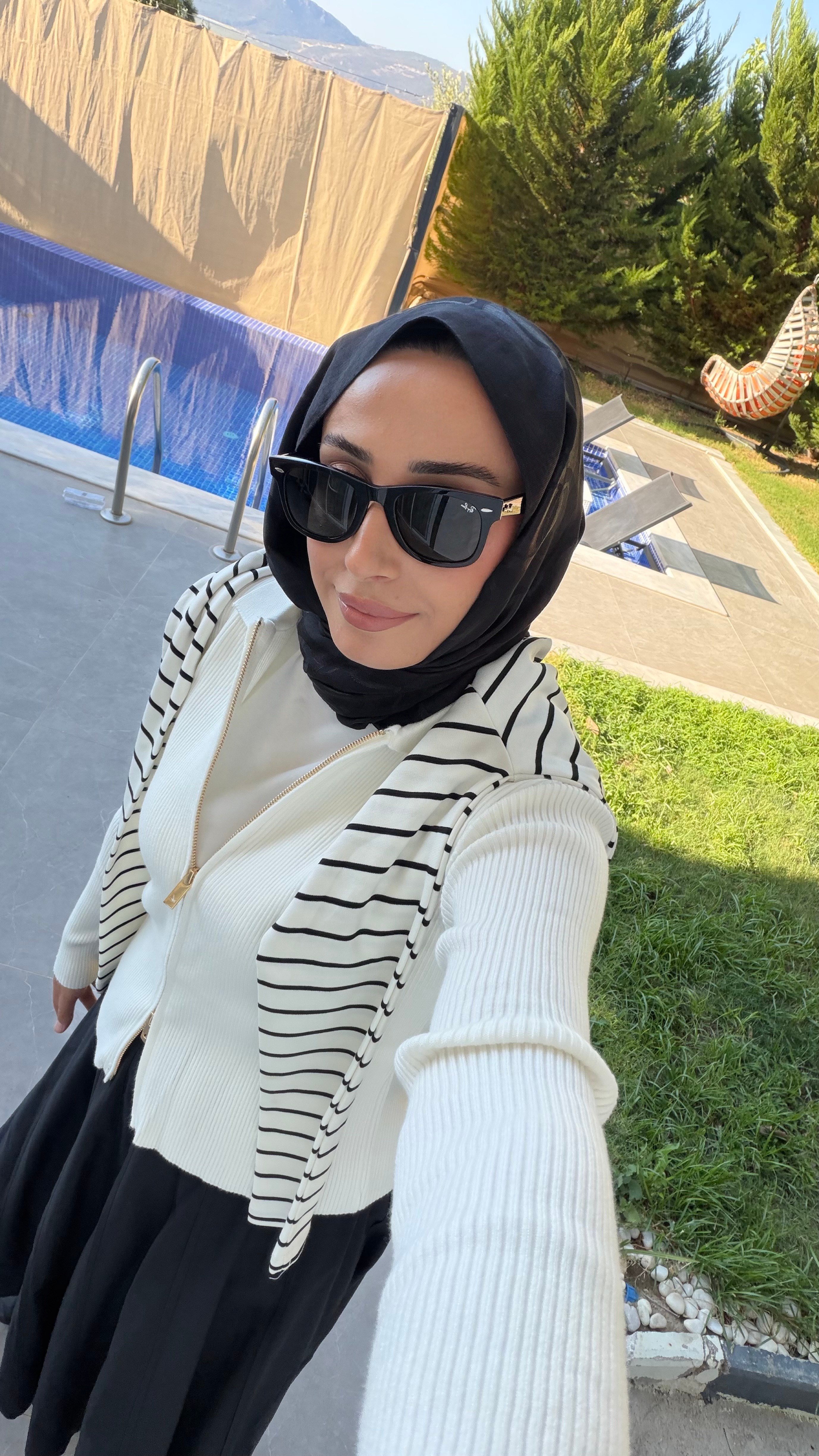 Bym Çift Fermuarlı Mesmerize Hırka Beyaz 