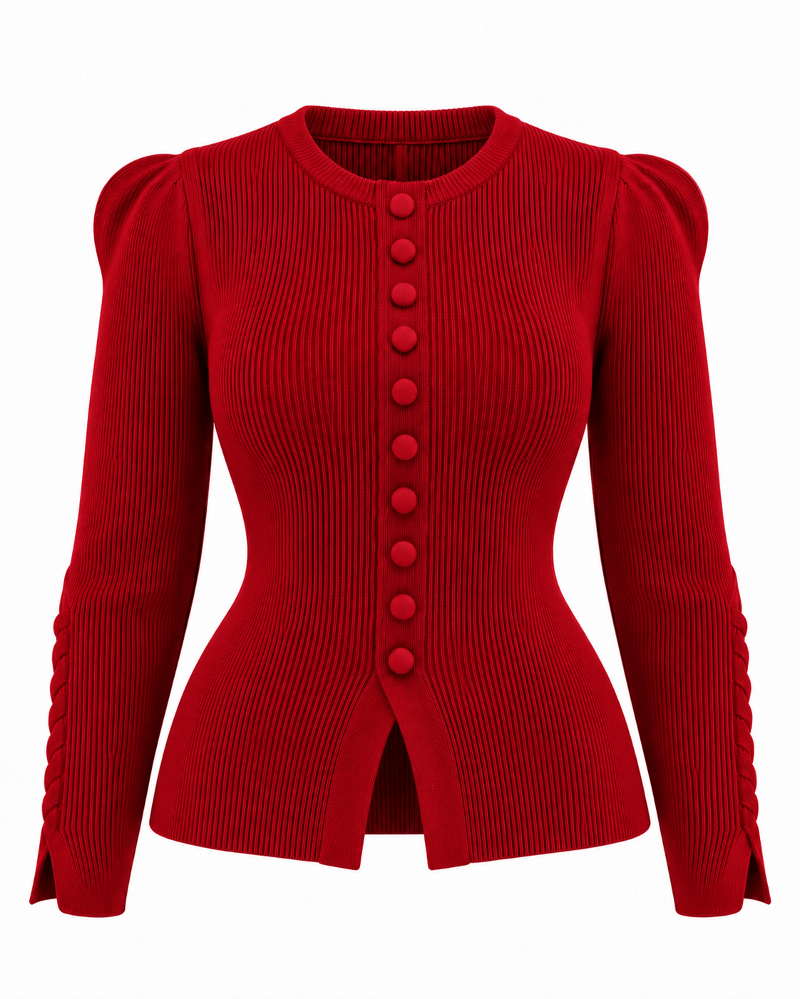 ZR Model  Mesmerize Hırka Kırmızı
