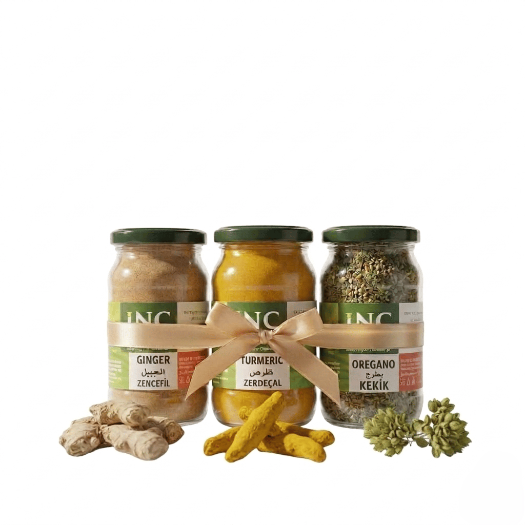 ZENCEFİL 170 g-ZERDEÇAL 170 g-KEKİK 50 g