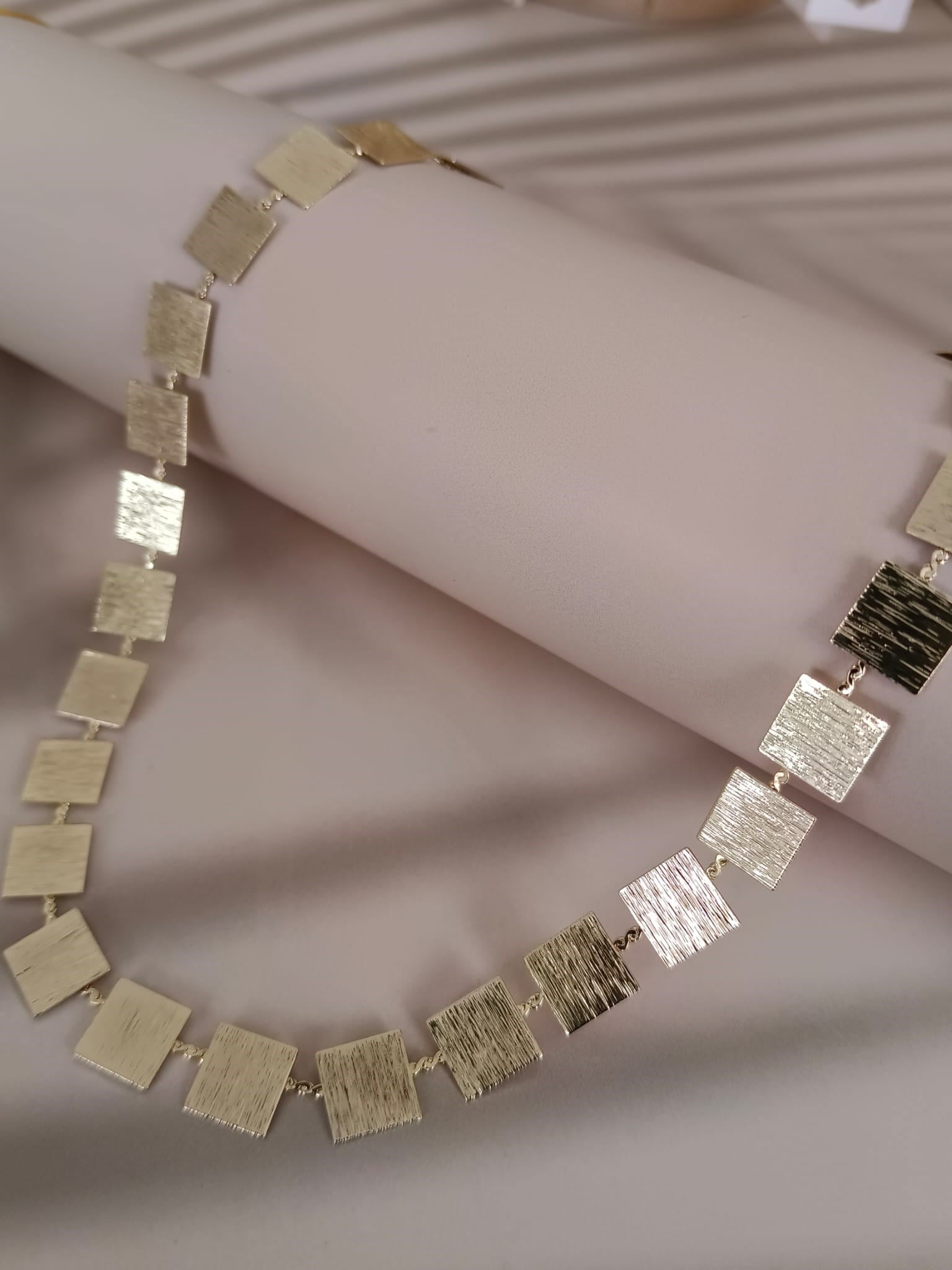Plaka Model Gold Kolye (45cm)