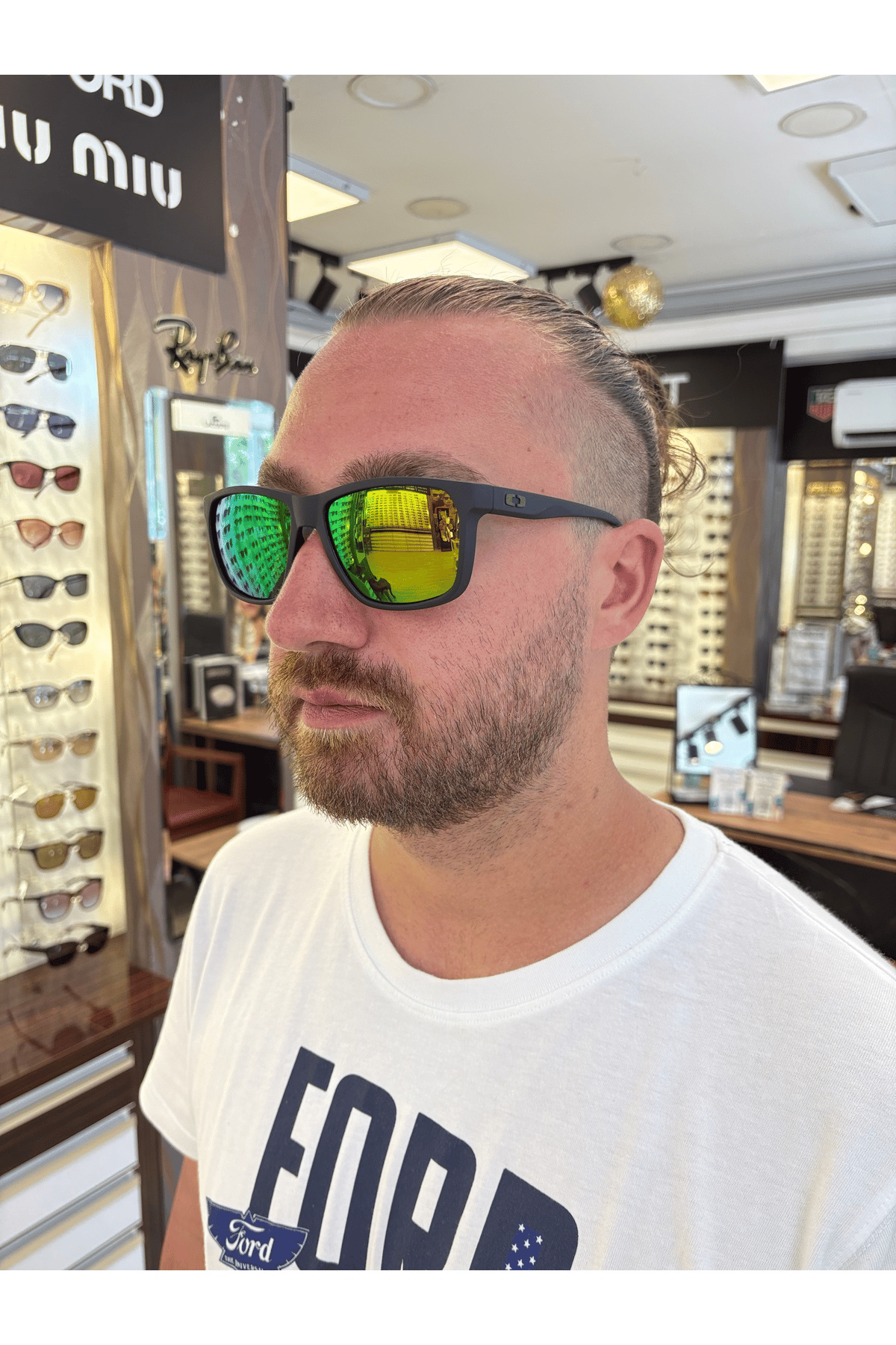 160 Aynalı Polarize Erkek Güneş Gözlüğü
