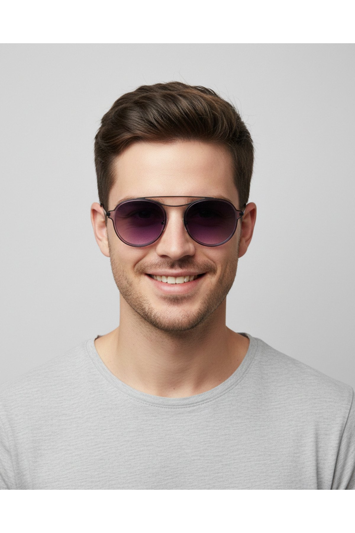 NY10 C2 52 Uv Korumalı Camlı Unisex Güneş Gözlüğü