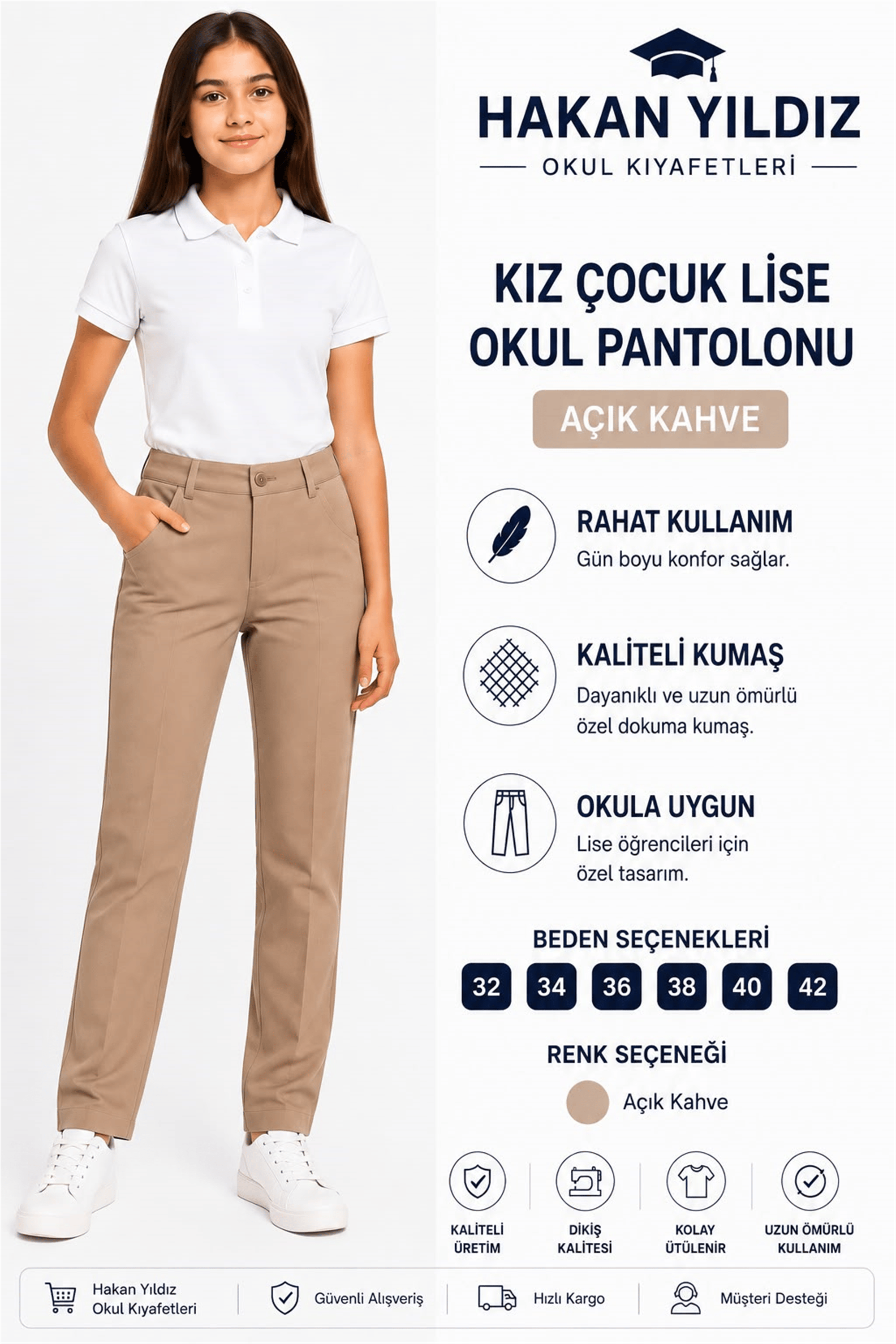 OKUL KIZ PANTOLON