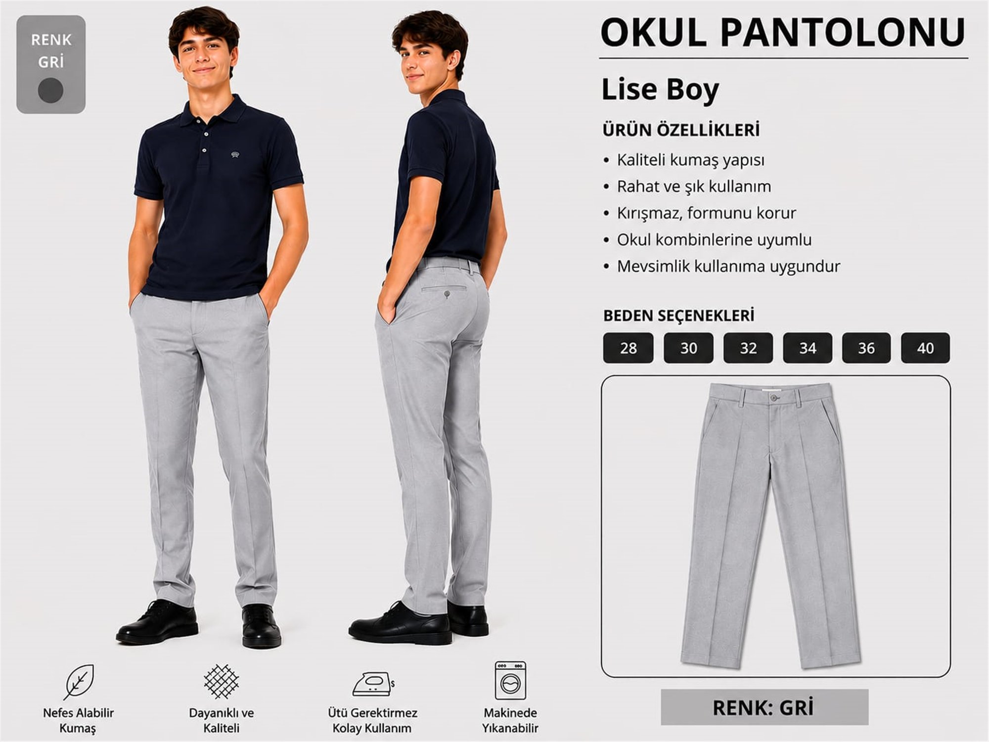 OKUL PANTOLONU
