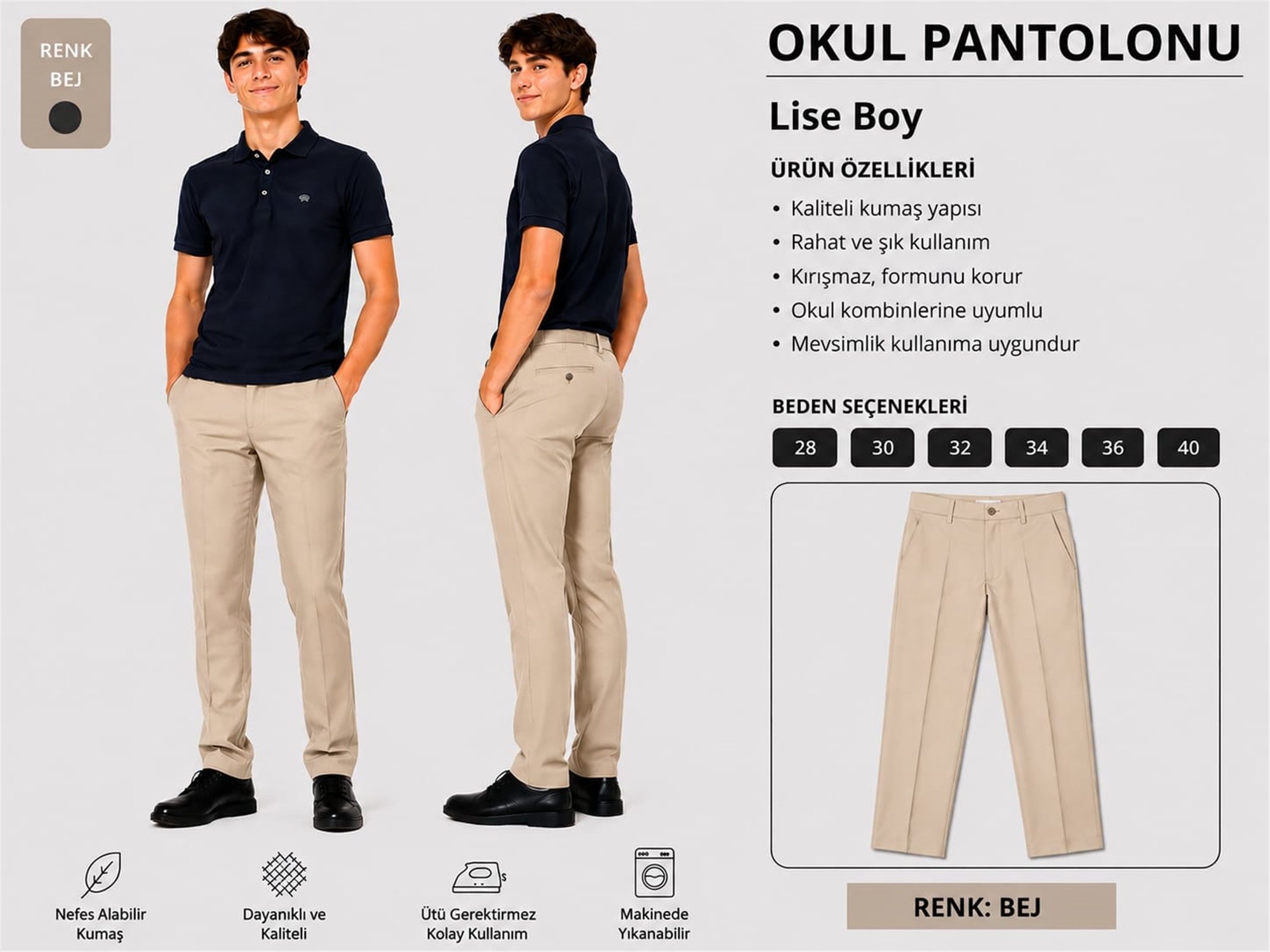 OKUL PANTOLONU