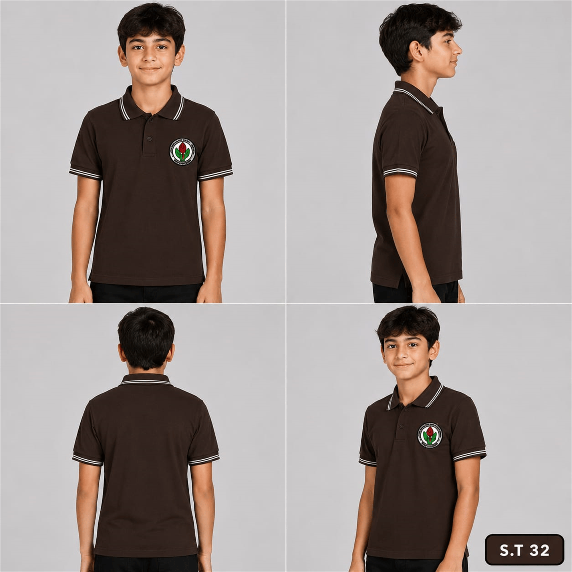 OKUL POLO YAKA KISA KOL