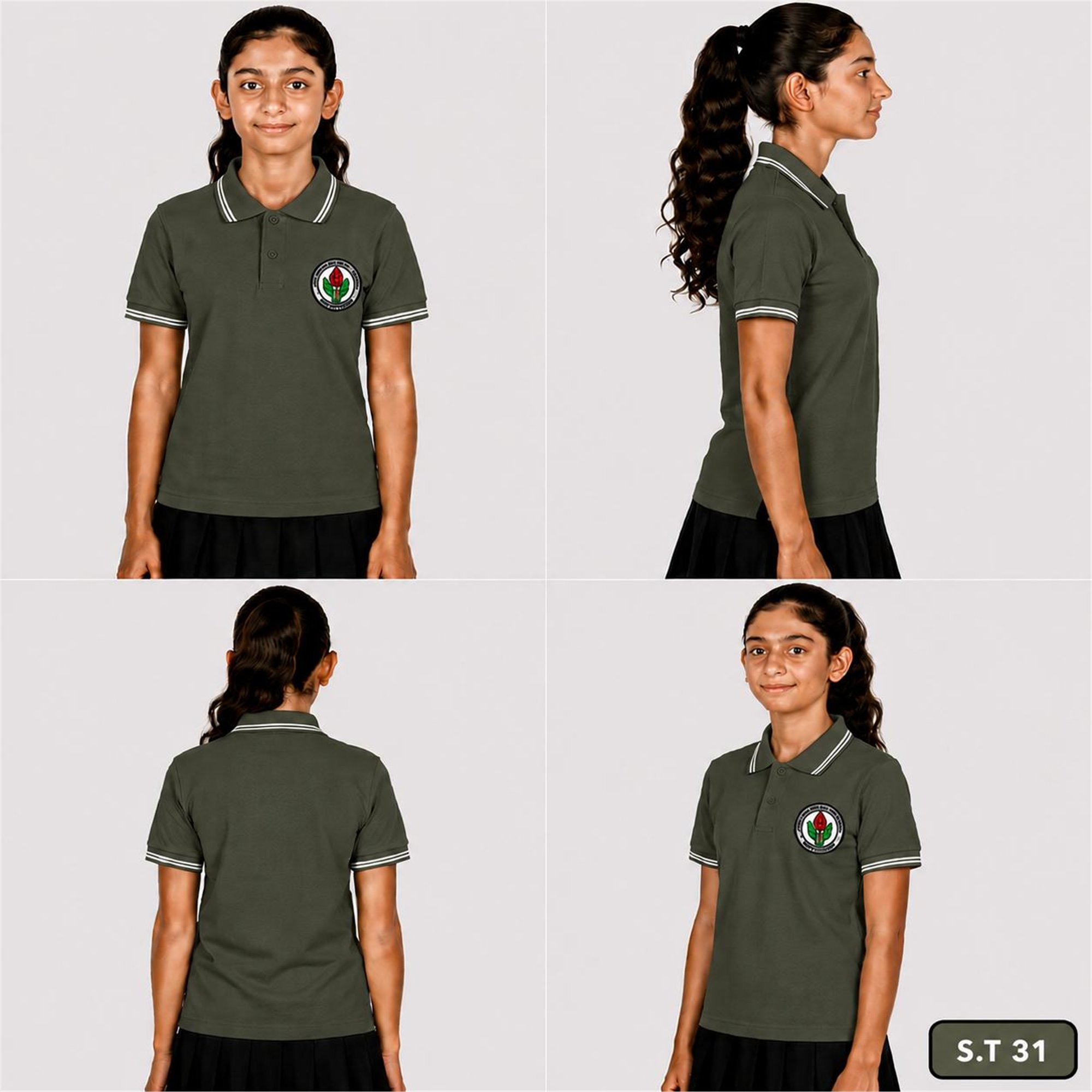 OKUL POLO YAKA KISA KOL