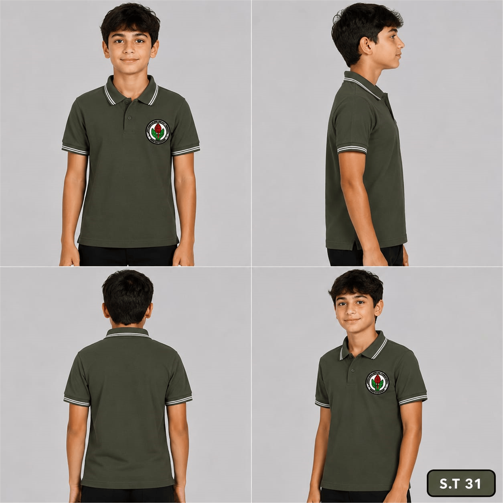 OKUL POLO YAKA KISA KOL