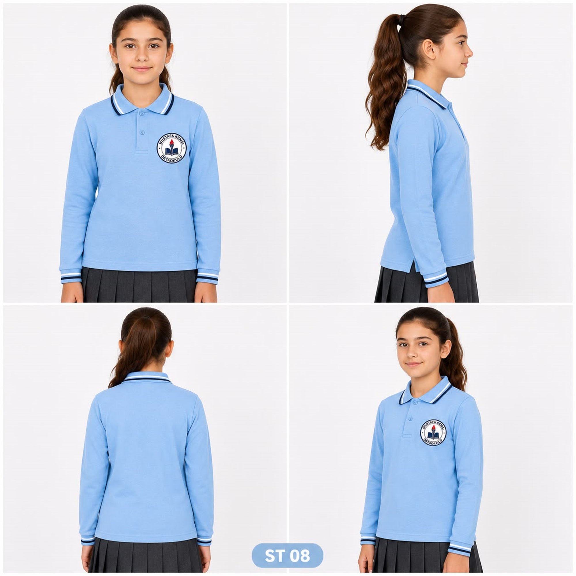 OKUL POLO YAKA UZUN KOL
