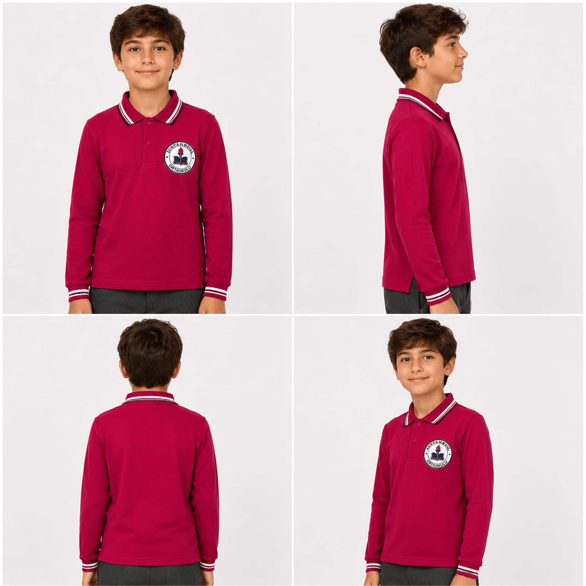 OKUL POLO YAKA UZUN KOL