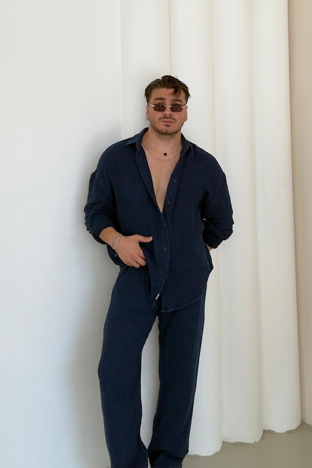 Oversize Kalıp Takım Lacivert