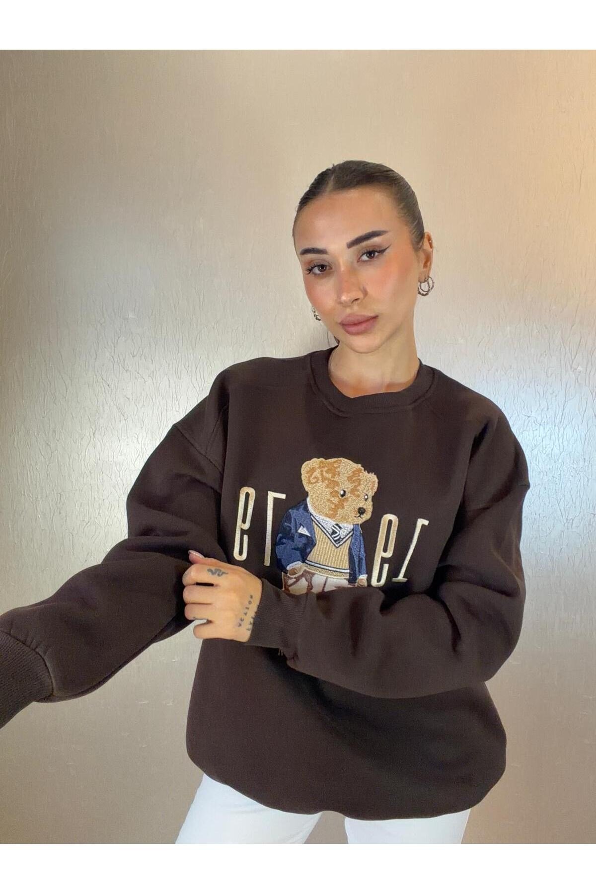 Ayıcıklı Sweatshirt