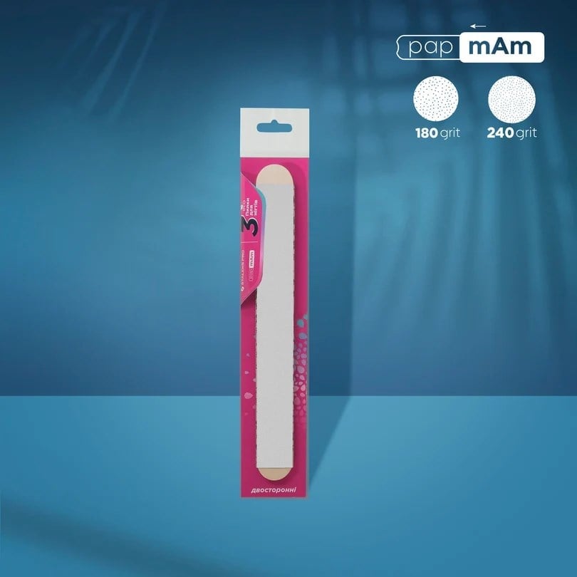 Ahşap bazli papmAm Mix değiştirilebilir başlik seti EXPERT, 180/240 grit (3 adet)