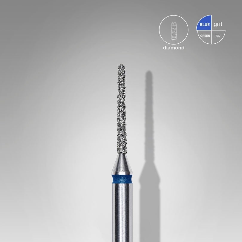 Elmas İğne Freze, Mavi, Çap 1 mm, Çalışma Kısmı 10 mm