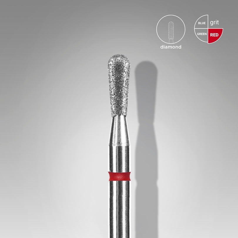Elmas Kibrit Freze EXPERT, Kırmızı, Çap 2,3 mm, Çalışma Kısmı 5 mm