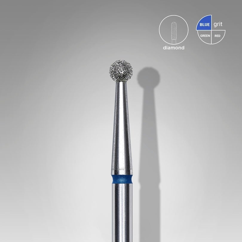 Elmas Küre Freze, Mavi, Çap 2,5 mm