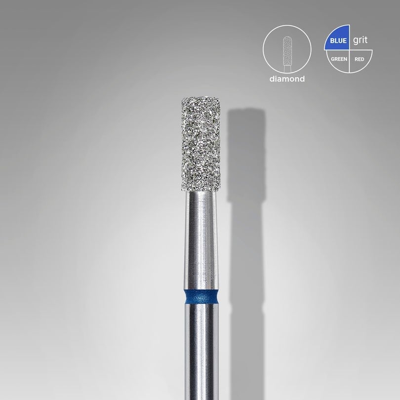 Elmas Silindir Freze, Mavi, Çap 2,5 mm, Çalışma Kısmı 6 mm