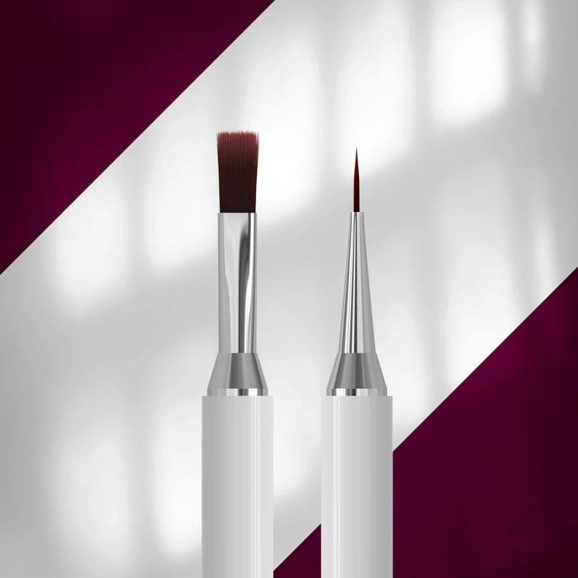 Exclusive çift taraflı jel fırçası 10 mm / liner 10 mm