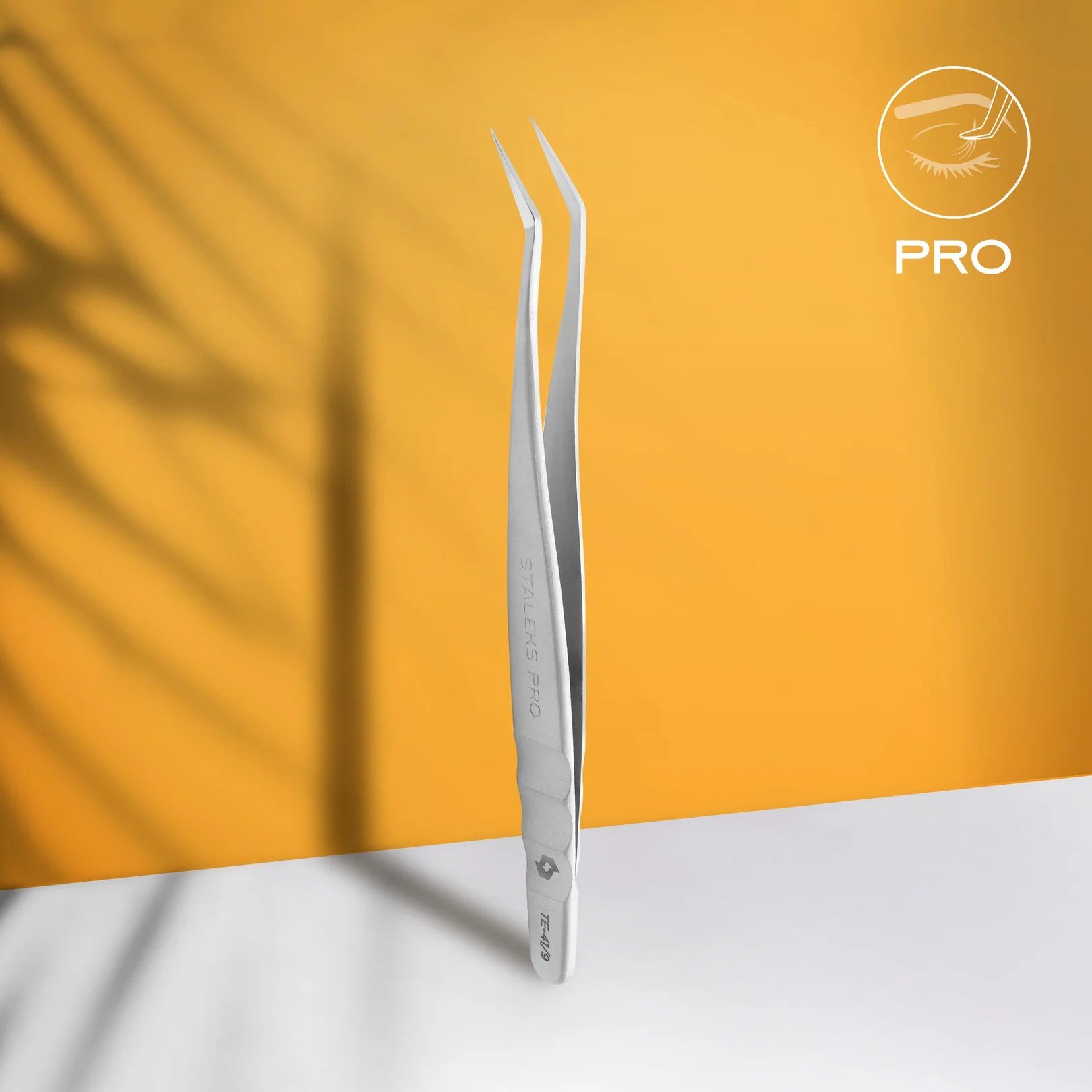 EXPERT 41 TYPE 9 Profesyonel Kirpik Cımbızı (L Şeklinde, 35')